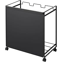 Amazon｜山崎実業(Yamazaki) 目隠し分別ダストワゴン 3分別 ブラック